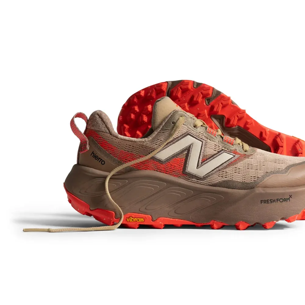 W Fresh Foam X Hierro v9 (B) - Desert Clay/Flat Taupe Oversized Footbed Support