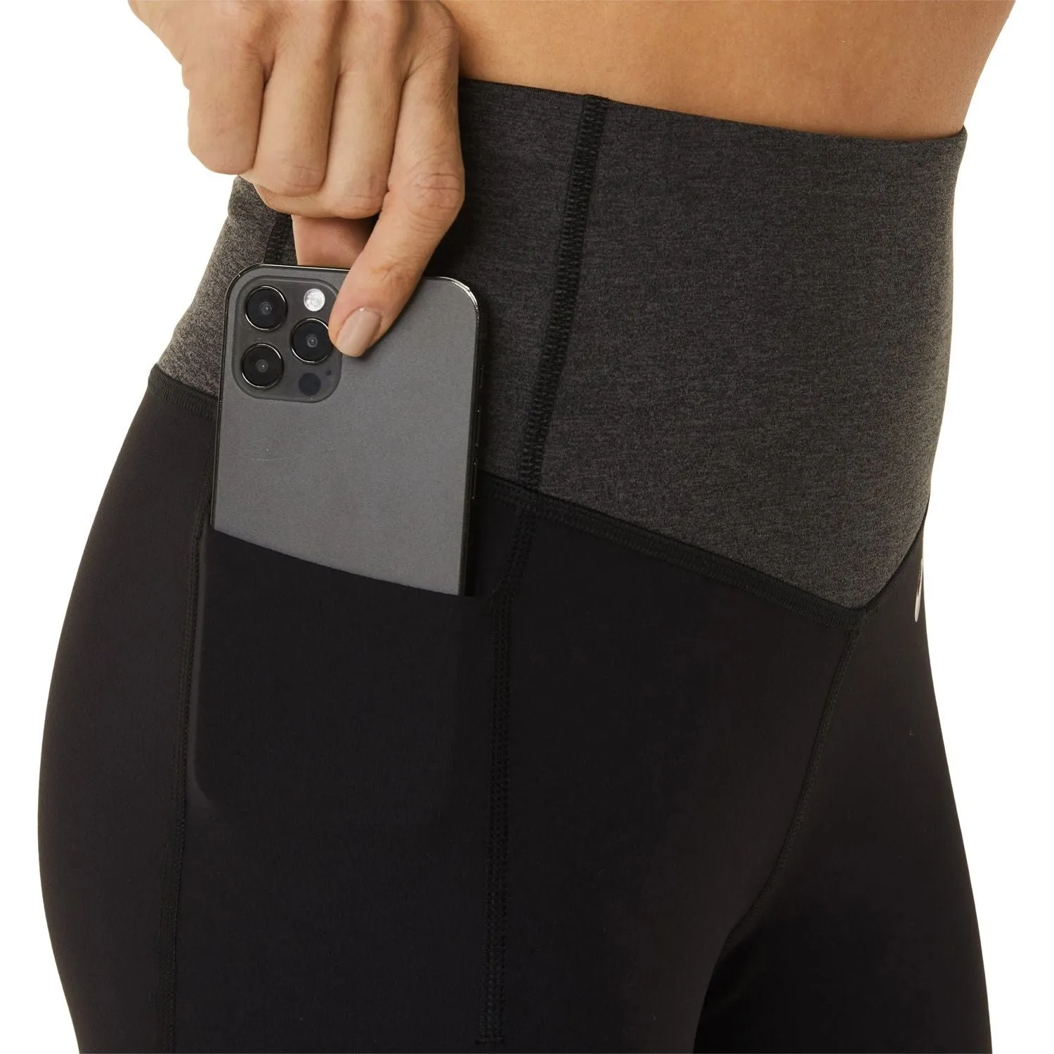 Asics Flexform Colour Block Womens Running Bike Short Tights - Black Timeless Design Wear skin friendly