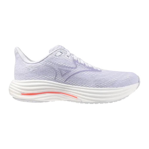 Women's Wave Rider 29 (00IB - White/Icelandic Blue) slip - on shoes Sustainable Midsole Compound