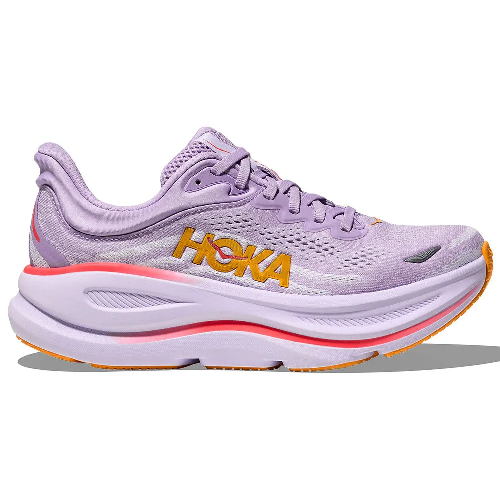 Women's HOKA ONE ONE Bondi 9 Thermoplastic Polyurethane heel - cup insole shoes