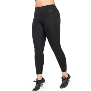 Petite Size Non See Urban Commuter Beach Walk Nike Women's Universa Medium-Support High-Waisted 7/8 Leggings Black