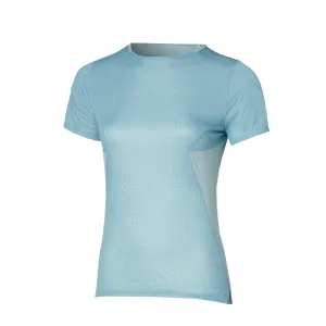 Simple Comfort Look Mizuno Women's DryAeroFlow Graphic Tee in Cloud Blue SS25