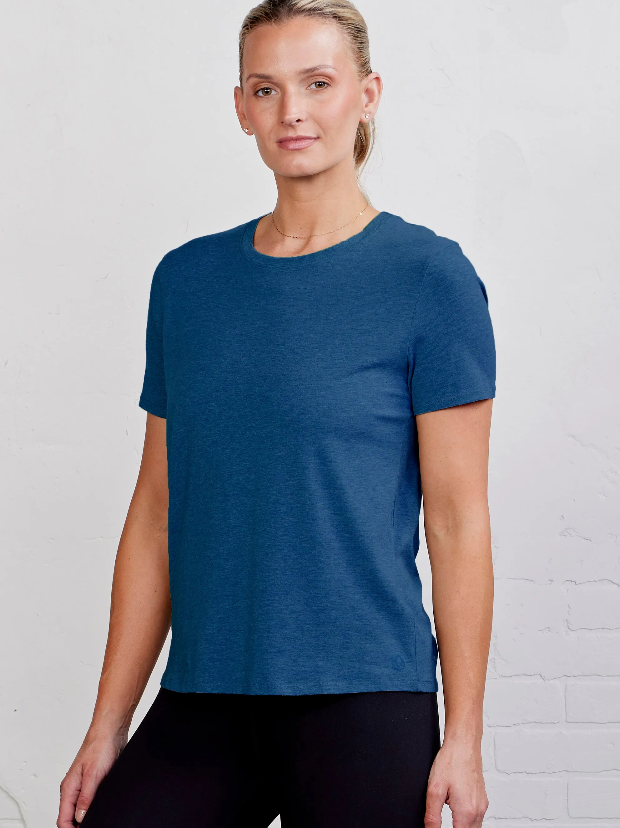 WrinkleFreeFabric Cozy Touch All Day Short Sleeve T-Shirt