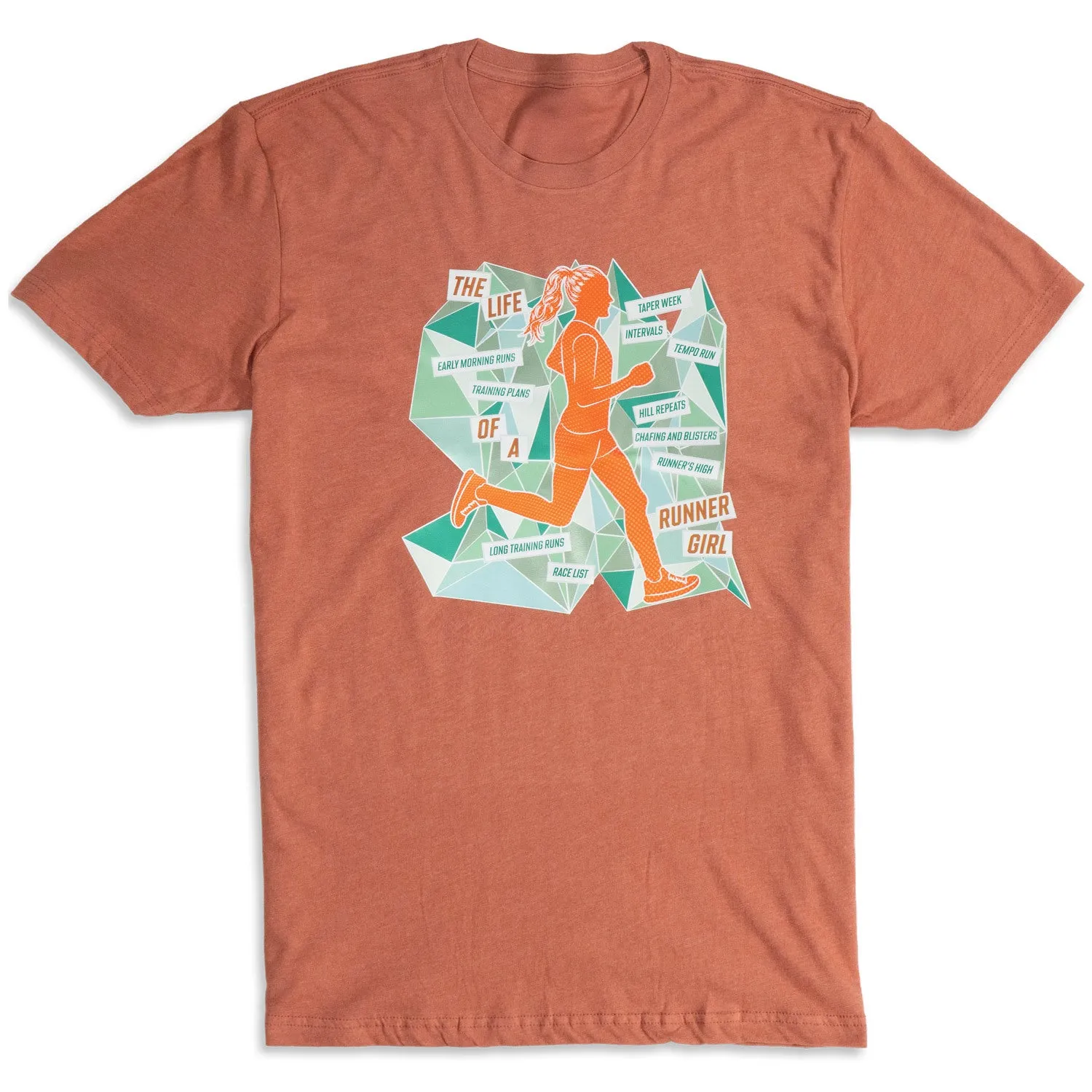 Running Short Sleeve T-Shirt - Life of a Runner Girl Versatile Apparel