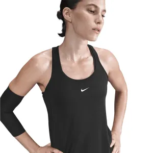 Women's Dri-FIT One Classic Strappy Tank Black / White Defense - focused Adaptive Compression