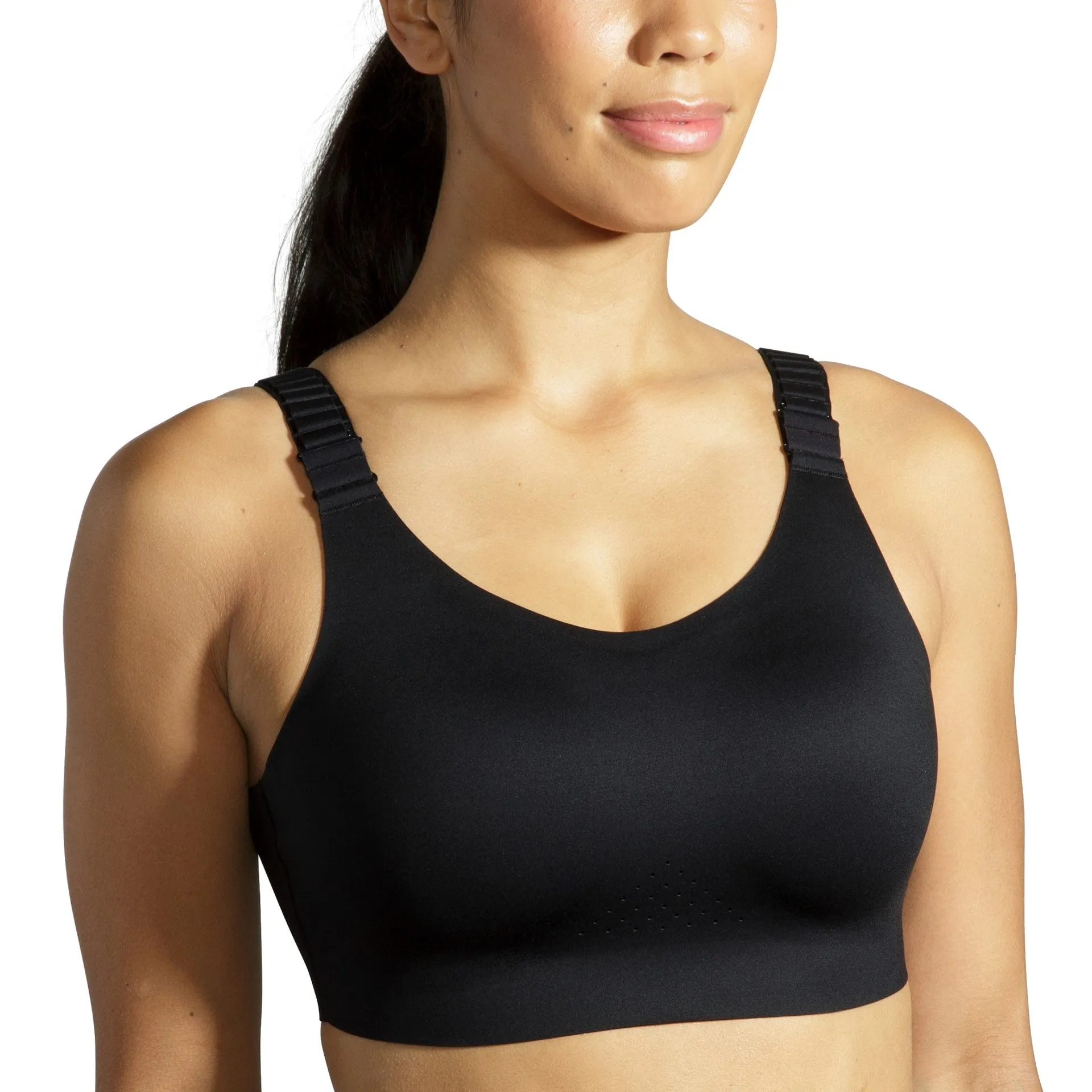 Thin Straps DARE SCOOPBACK RUN BRA 2.0 - BLACK