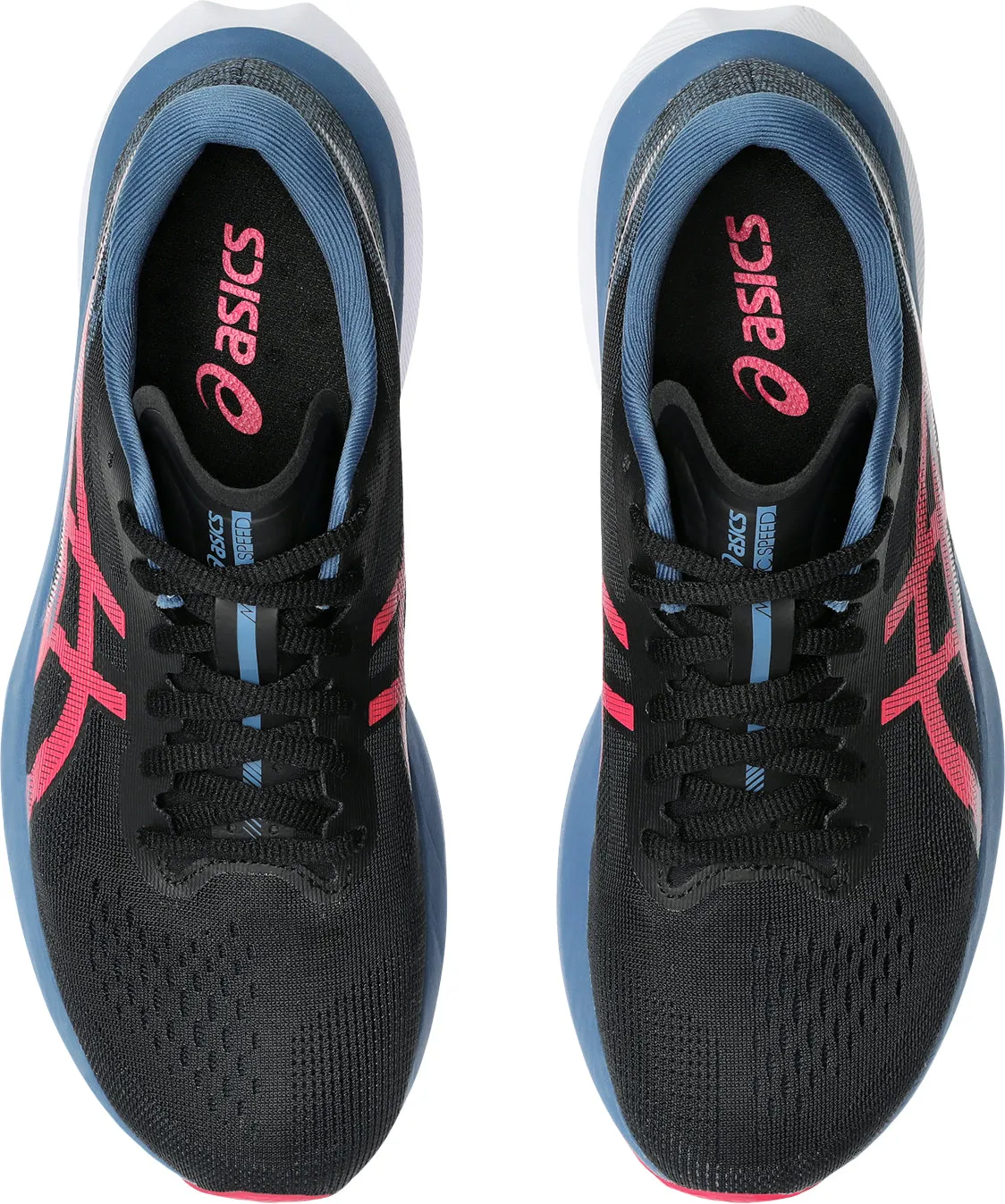 wide - fit option Asics Magic Speed 4 Womens Running Shoes - Black