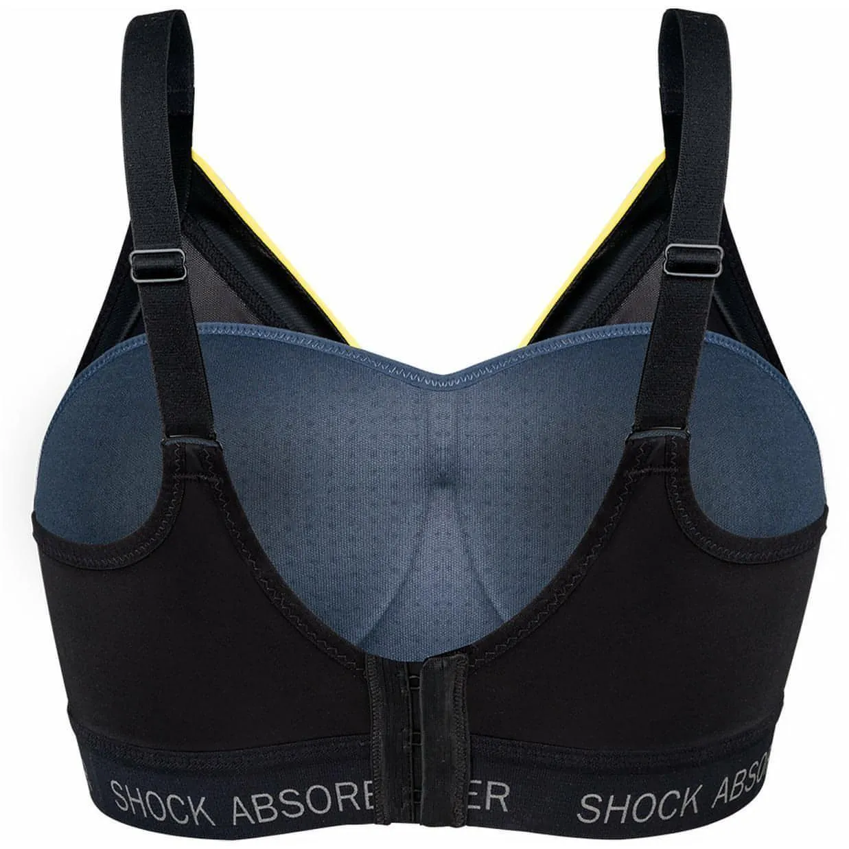 Shock Absorber Active Shaped Support Womens Sports Bra - Grey Wrinkle-Resistant