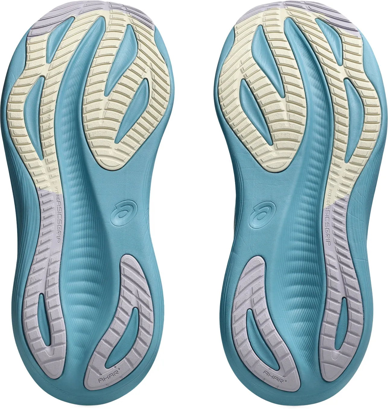 Asics Gel Nimbus 27 Womens Running Shoes - Blue Elastic Collar Support Outdoor Grip