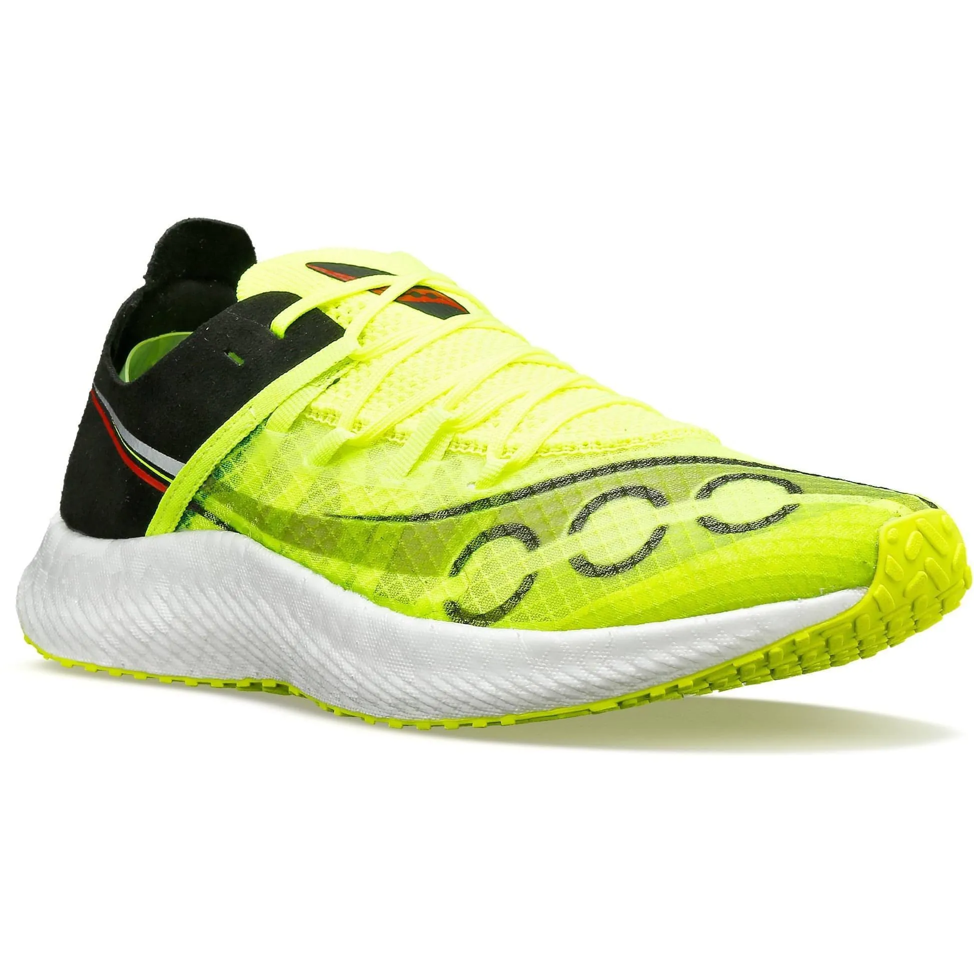 Saucony Sinister Womens Running Shoes - Yellow Strobel Board Construction