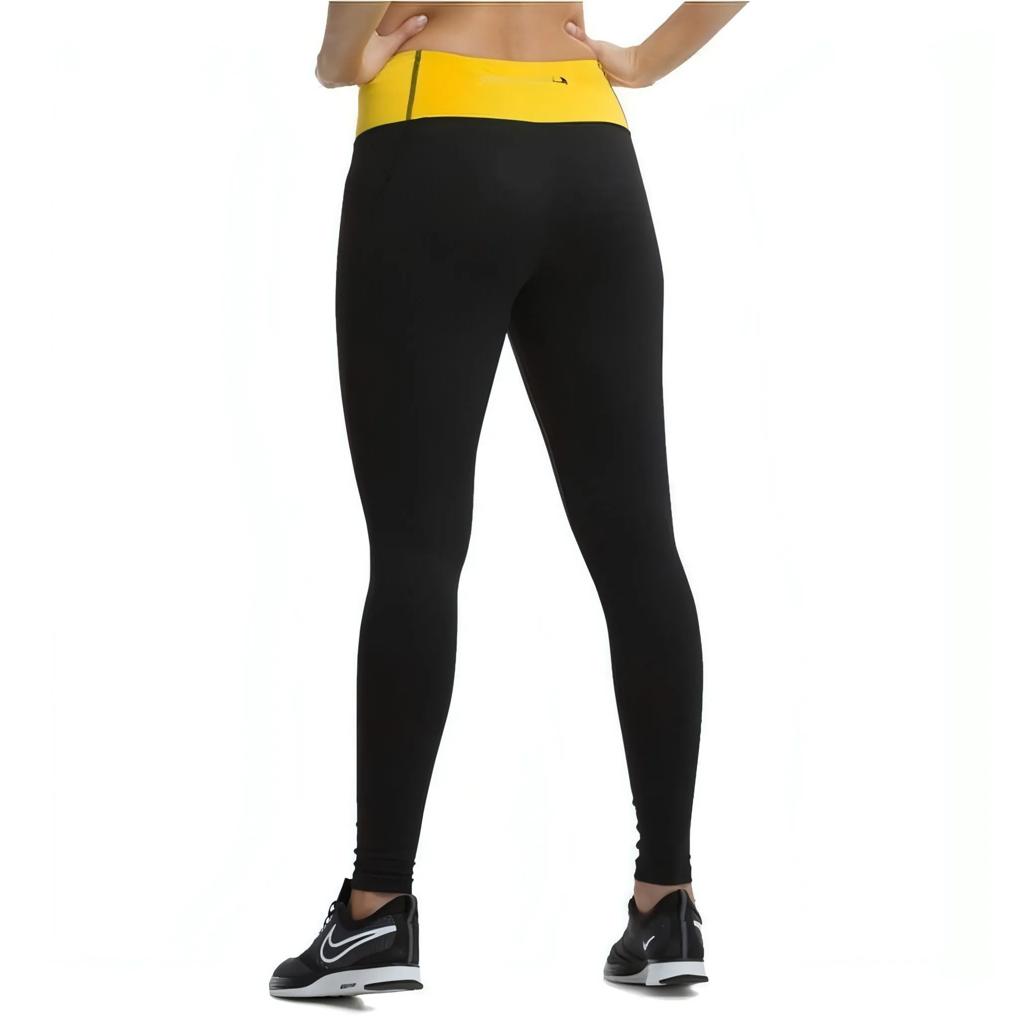 Stylish and Comfortable Flexible Comfort Wear TCA Pro Performance Supreme High Waist Womens Long Running Tights - Black