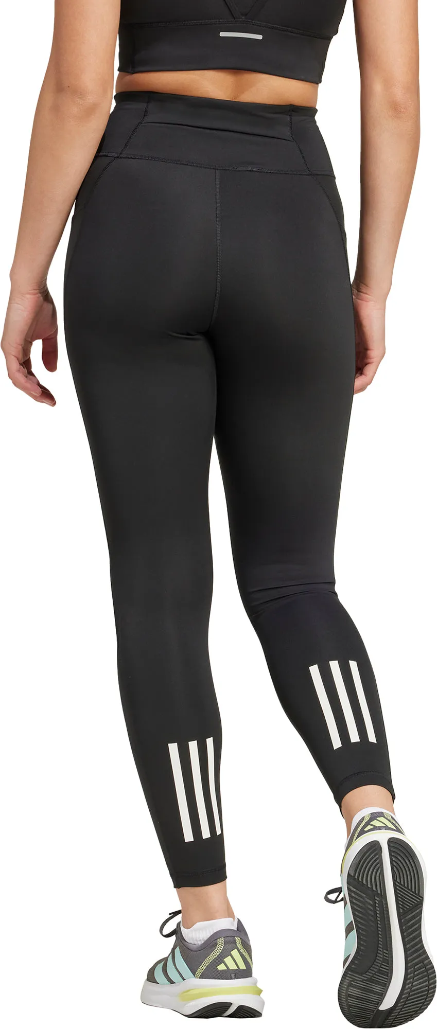 Indoor Ready adidas Own The Run 7/8 Womens Running Tights - Black