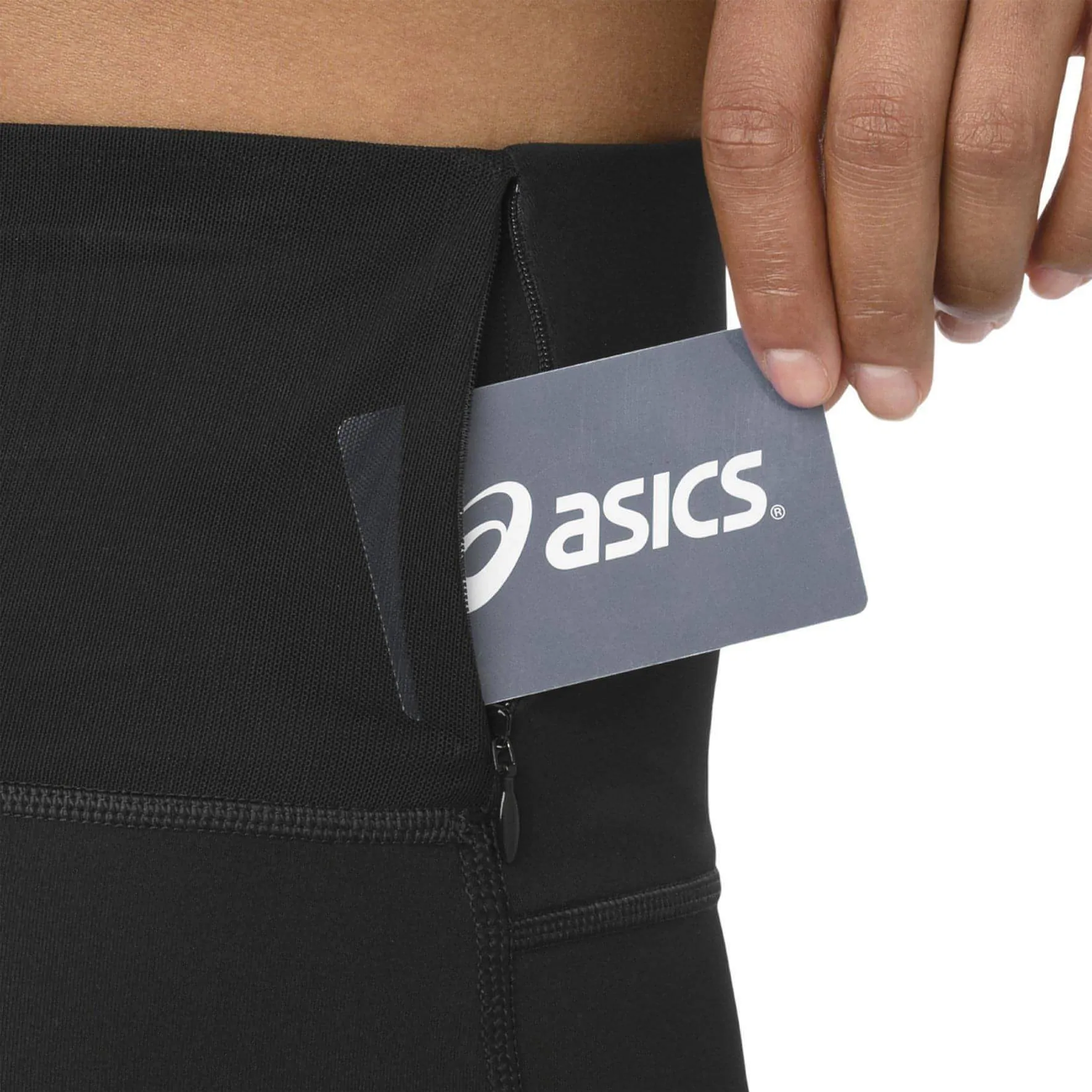 Beach Walk For Adults Asics High Waist Womens Long Running Tights - Black