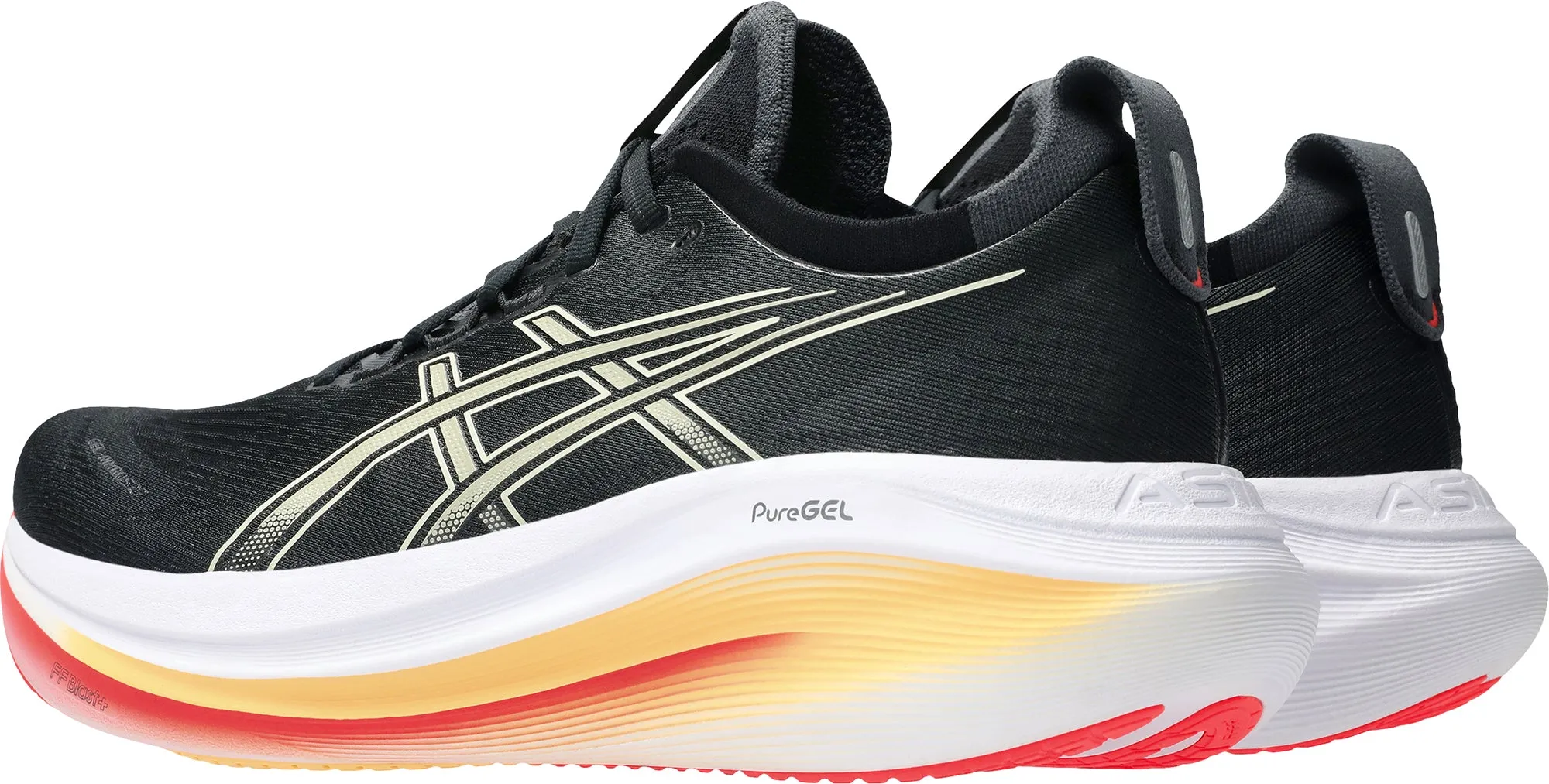 Fitness accessory Abrasion Proof Design Asics Gel Nimbus 27 Mens Running Shoes - Black
