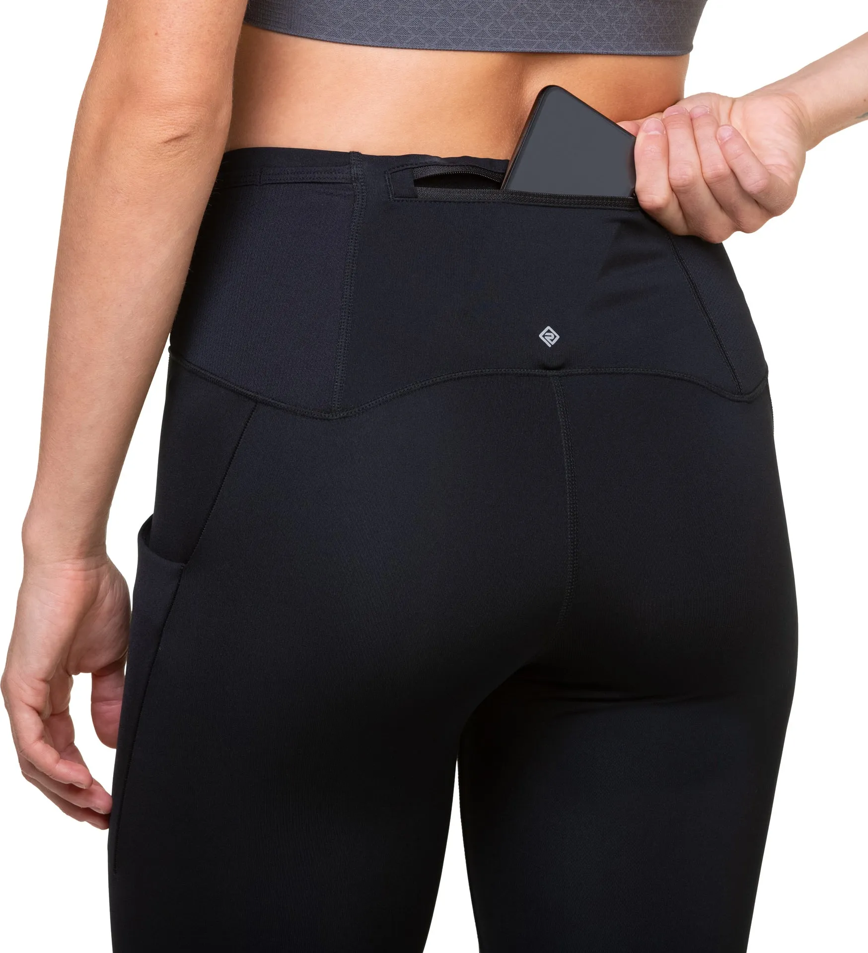 Lounge Outfit Ronhill Tech Paragon Womens Long Running Tights - Black