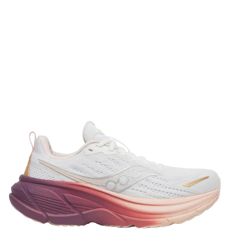 Saucony Women's Hurricane 25 Running Shoes in White/Cameo - Online Exclusive mid - range shoes ground - feel - feature shoes
