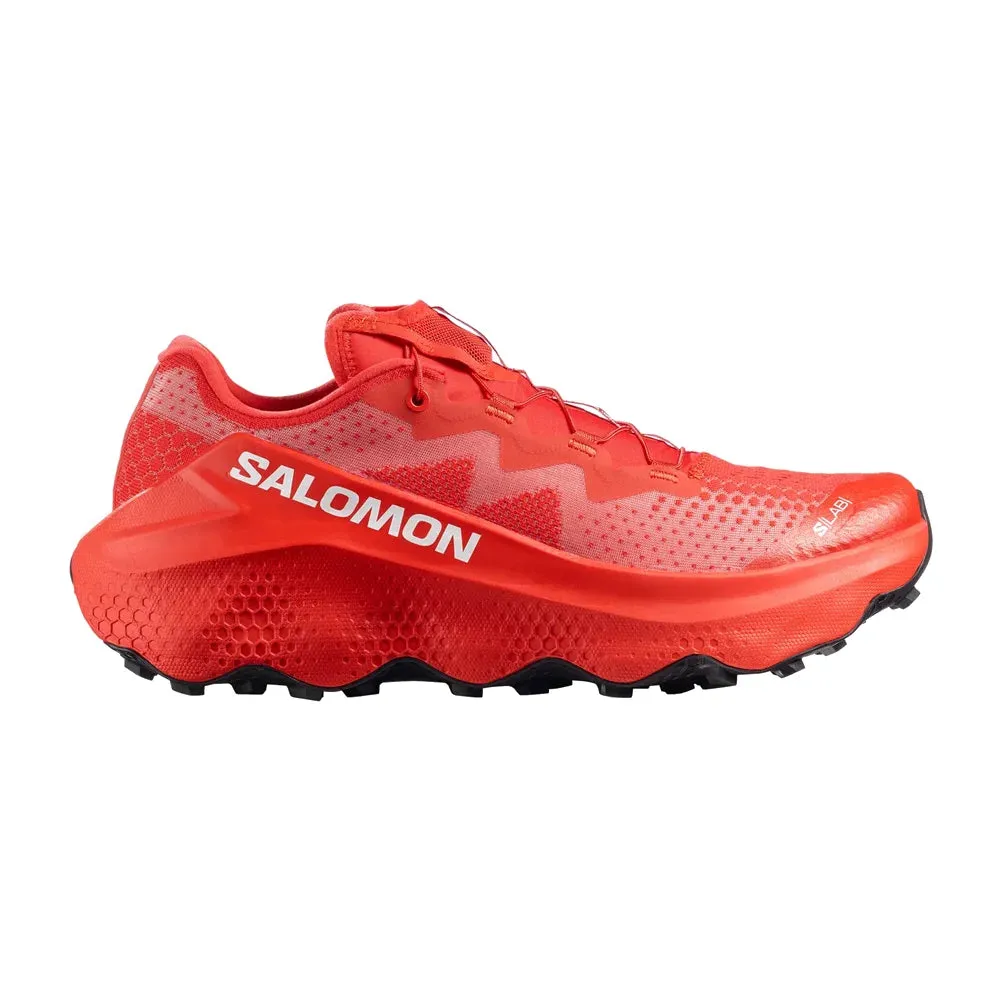 ultra lightweight sneakers S/Lab Ultra Glide Trail Running Shoe - Fiery Red/Pompeian Red/Vanilla Ice - Regular (D)