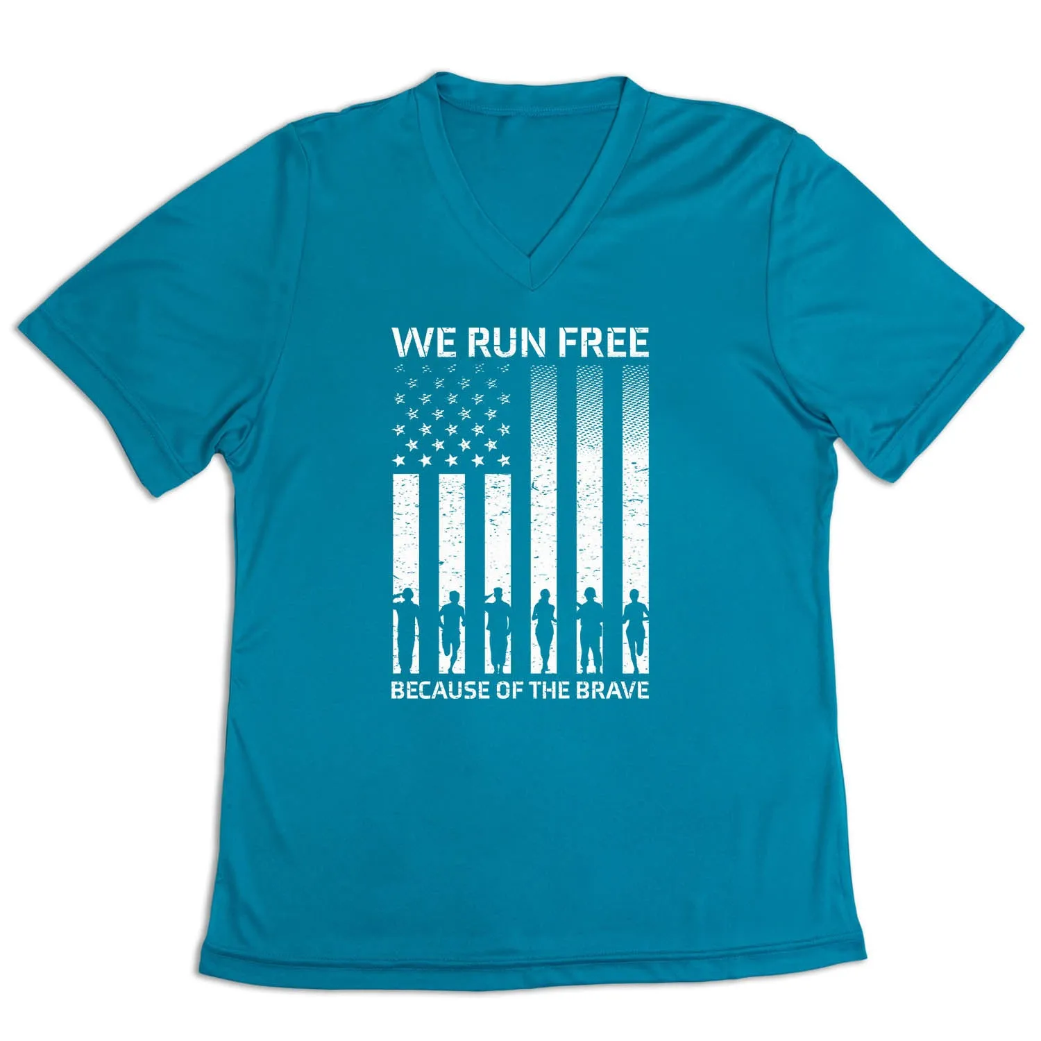 Quick-Drying Shirt Women's Short Sleeve Tech Tee - Because of the Brave