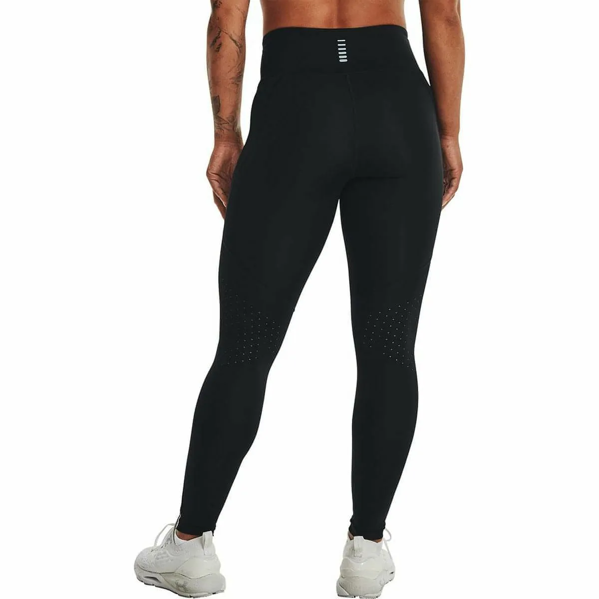 Beginner Level High Waist Under Armour Fly Fast 3.0 Womens Long Running Tights - Black
