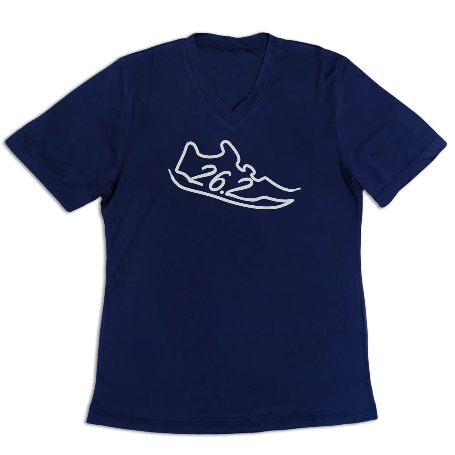 Cozy Comfort Design Casual Style Wear Women's Short Sleeve Tech Tee - 26.2 Run Shoe