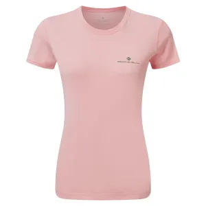 Ronhill Core S/S Tee (Womens) - Fairway/Bubblegum Perfect for Workouts Light Design