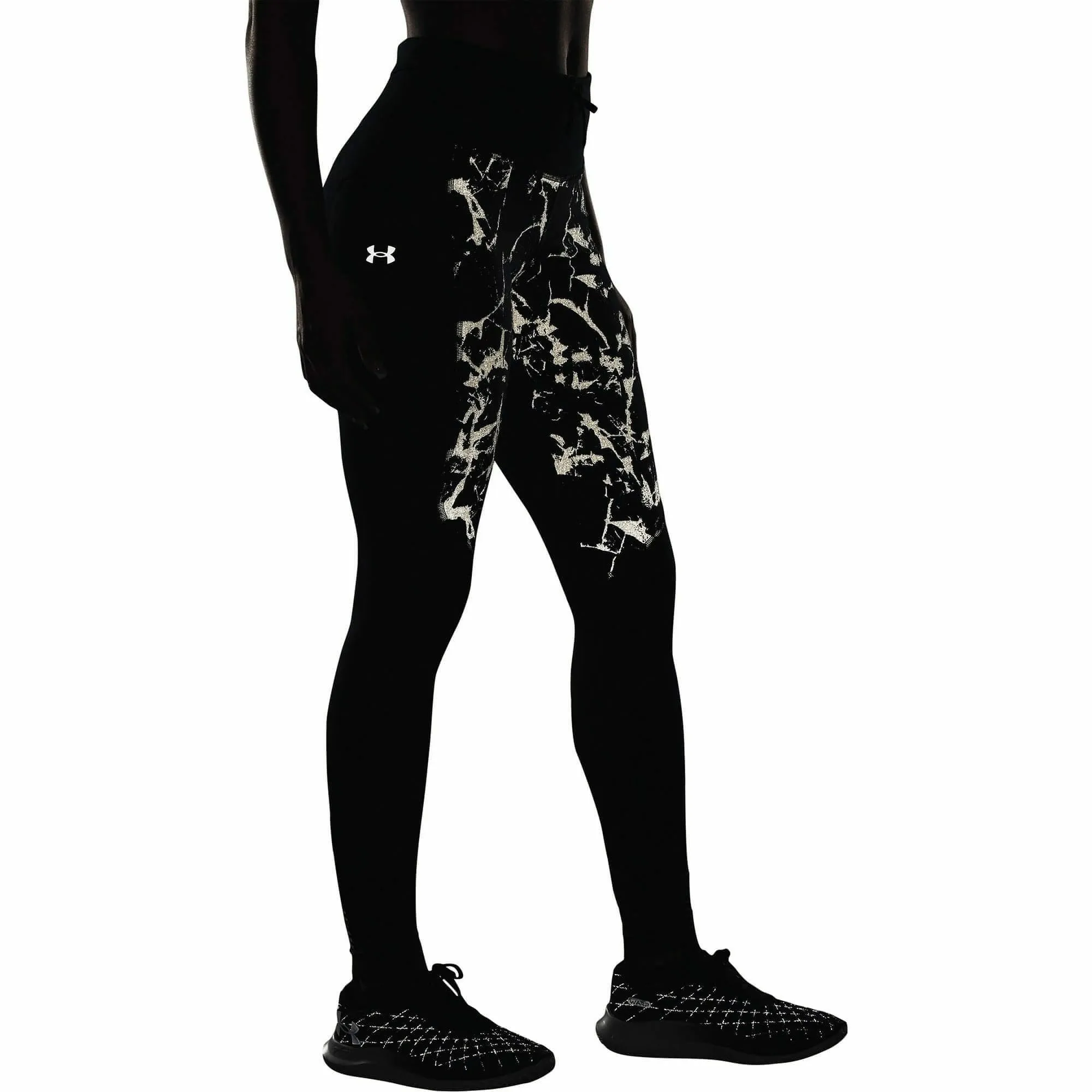 Under Armour OutRun The Cold Womens Long Running Tights - Black Timeless Design Active Comfort