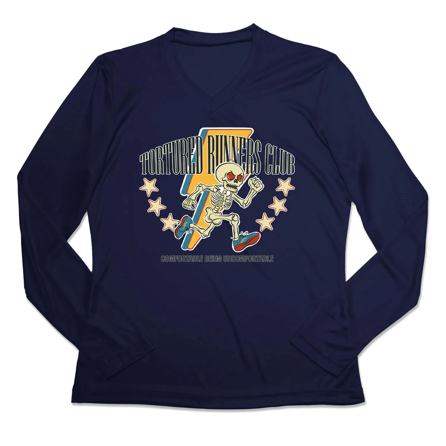slim fit Women's Long Sleeve Tech Tee - The Tortured Runners Club