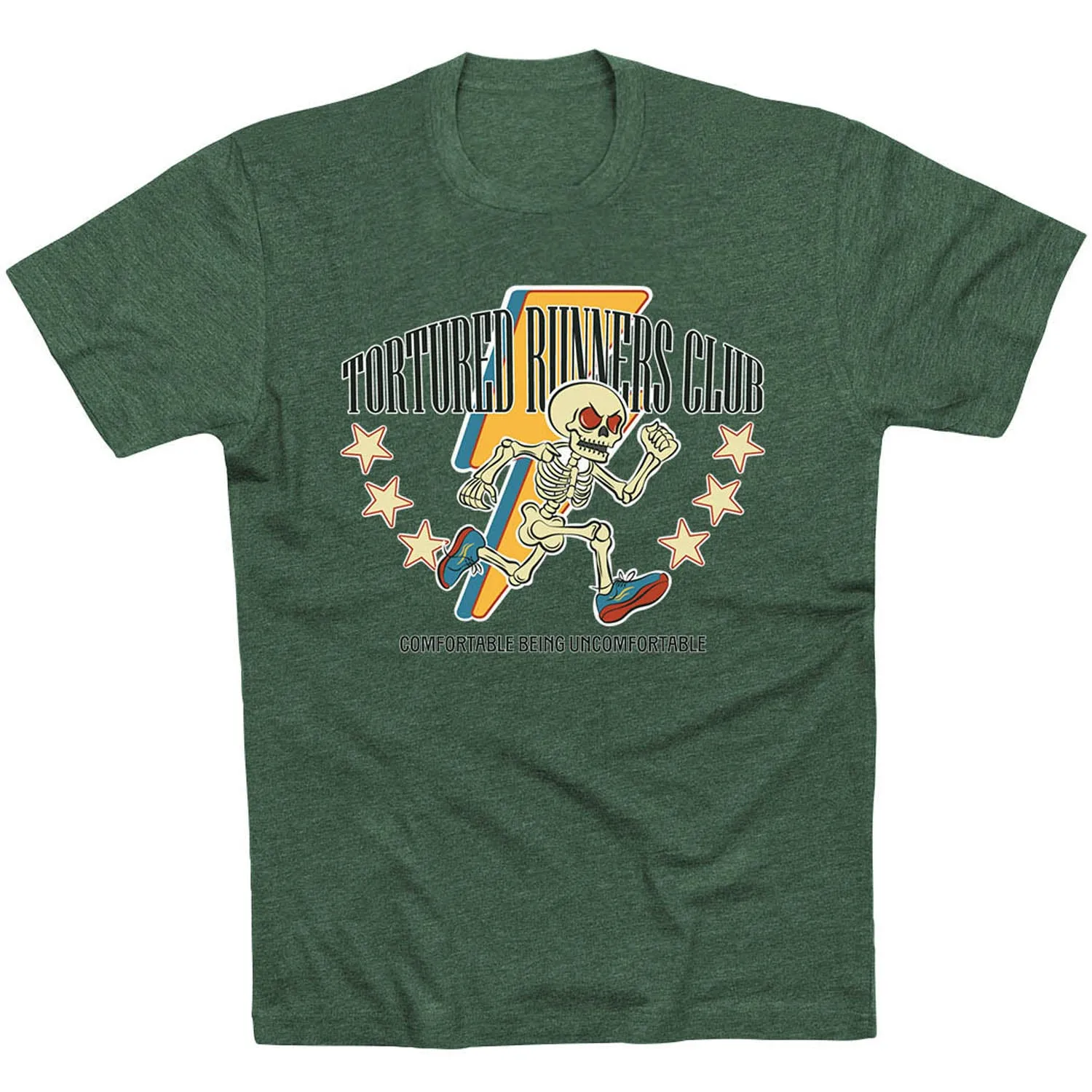 Running Short Sleeve T-Shirt - The Tortured Runners Club Temperature Control Fabric Easy Care Material