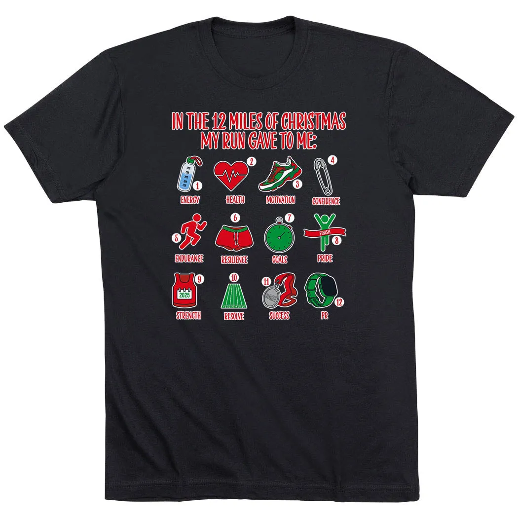 Quick Release Hem Running Short Sleeve T-Shirt - The 12 Miles of Christmas