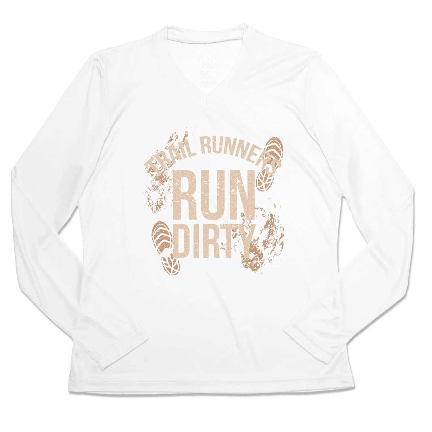 Women's Long Sleeve Tech Tee - Run Dirty Smart Comfort Bohemian