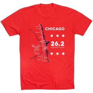 Sleek Look Running Short Sleeve T-Shirt - Chicago Route