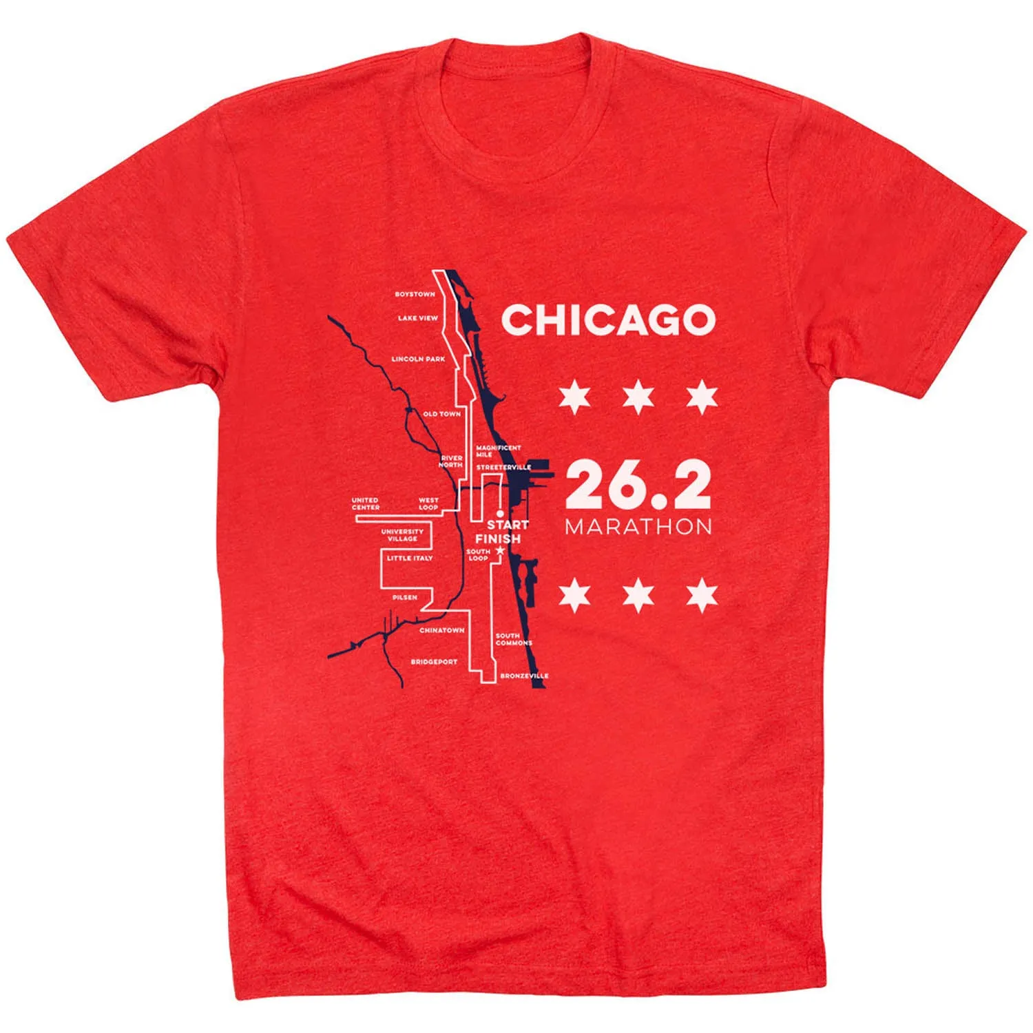 Sleek Look Running Short Sleeve T-Shirt - Chicago Route