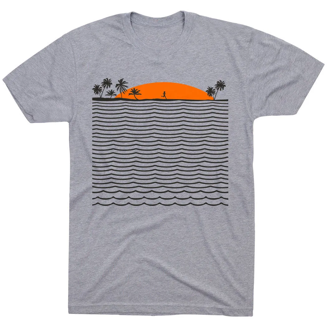 ethical Running Short Sleeve T-Shirt - Chasing Sunsets