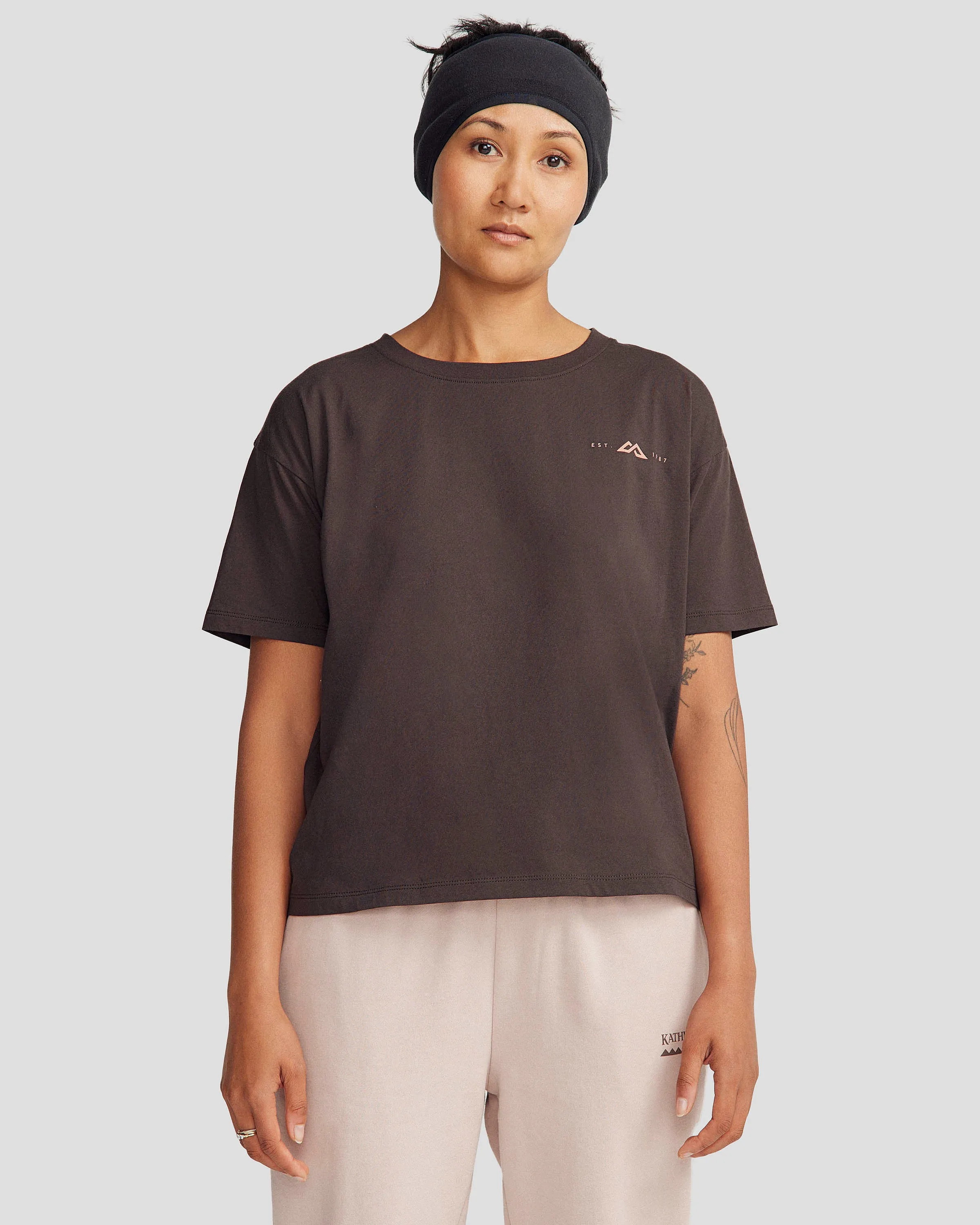 Women's 1987 Organic Cotton S/S Tee - Cold Brew Odor Resistant Material