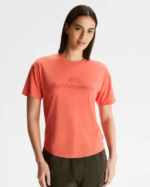 Women's Logo Organic Cotton T-shirt - Sunrise Comfortable Piece Casual Appeal
