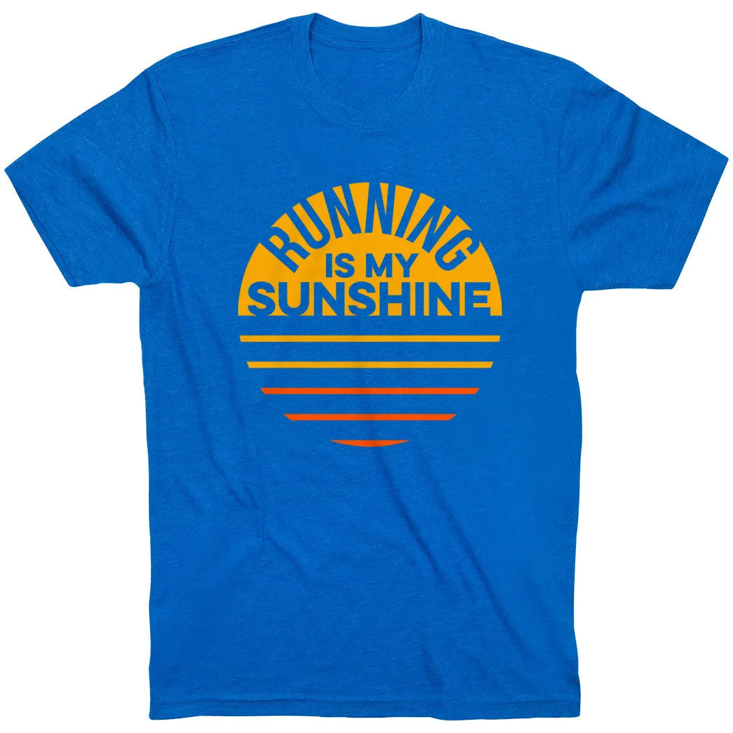 Running Short Sleeve T-Shirt - Running is My Sunshine RecycledBlend