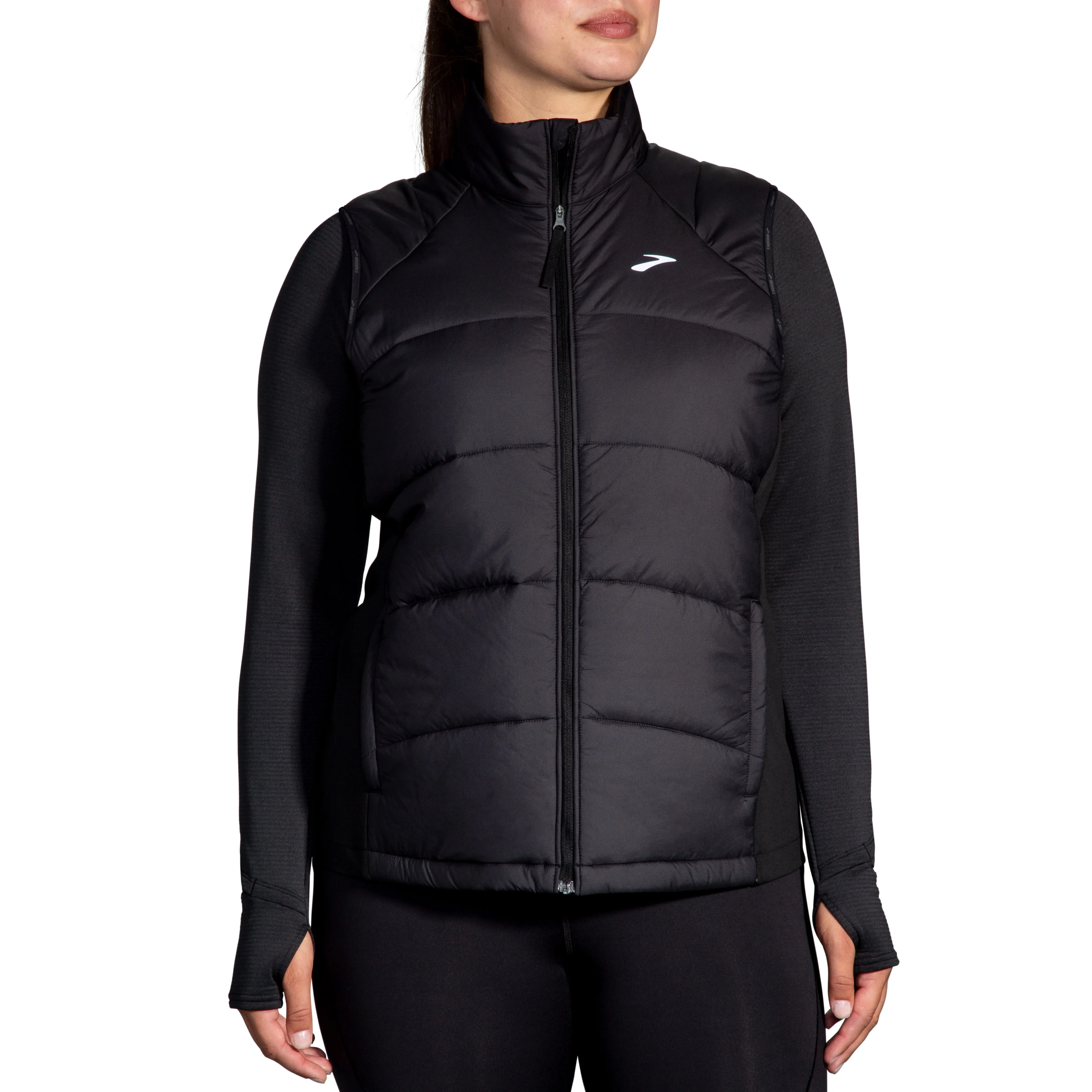 WOMEN'S SHIELD HYBRID VEST 3.0 - 001 BLACK Premium Jacket