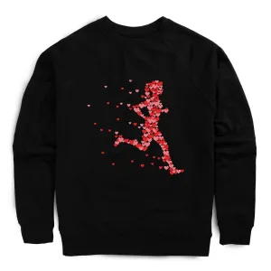 NonRestrictiveCut Running Raglan Crew Neck Pullover - Heartfelt Run