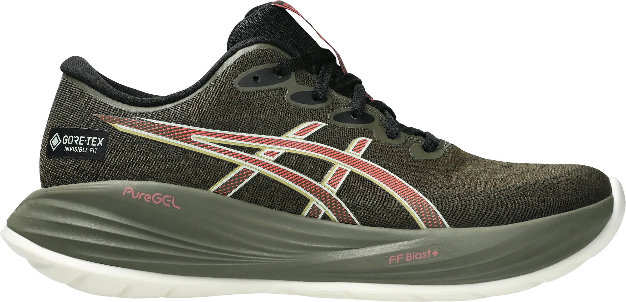 Asics Gel Cumulus 27 GORE-TEX Womens Running Shoes - Green Rollbar Stabilizer