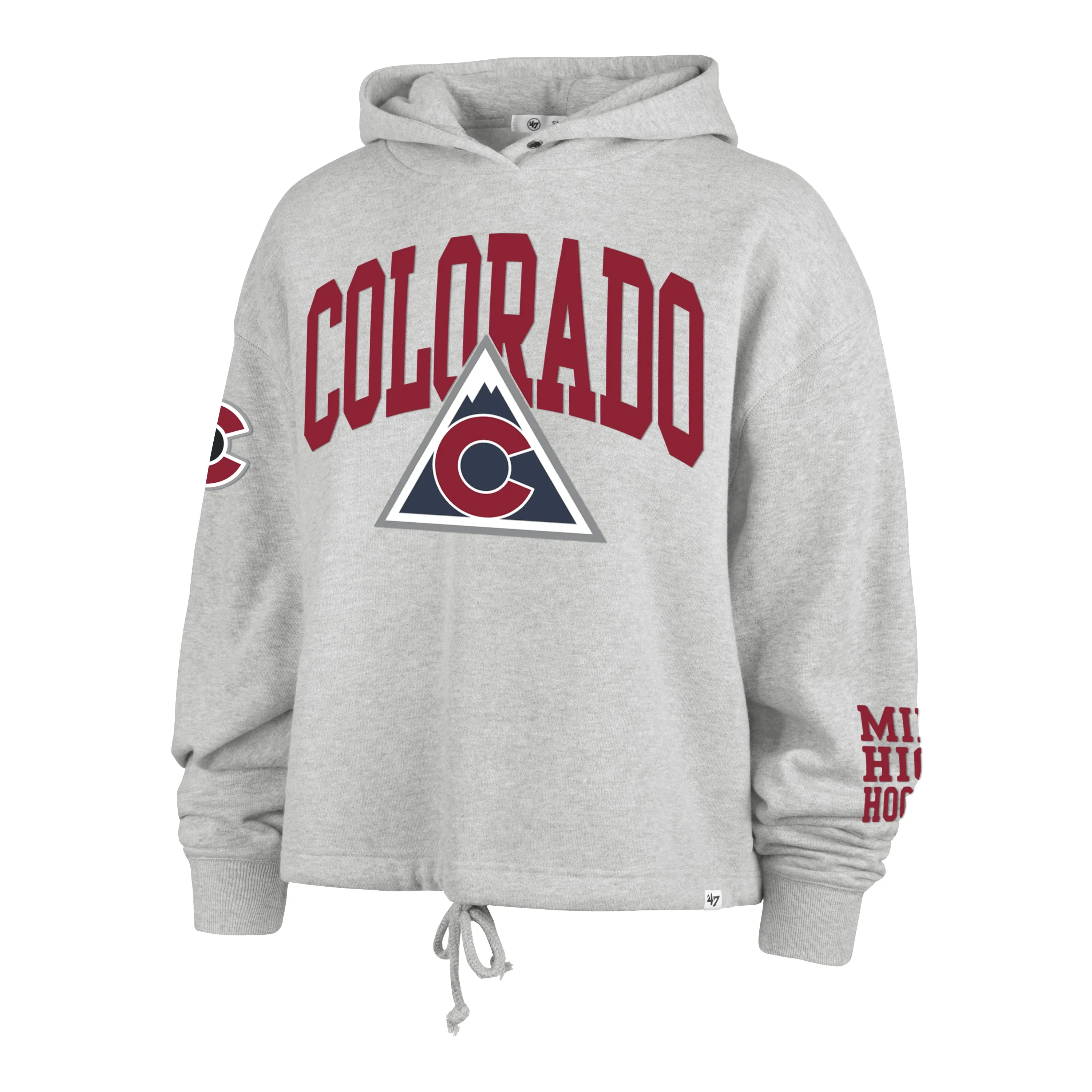 HighCollared Design COLORADO AVALANCHE HIGH HOPES '47 VENICE HOOD WOMENS
