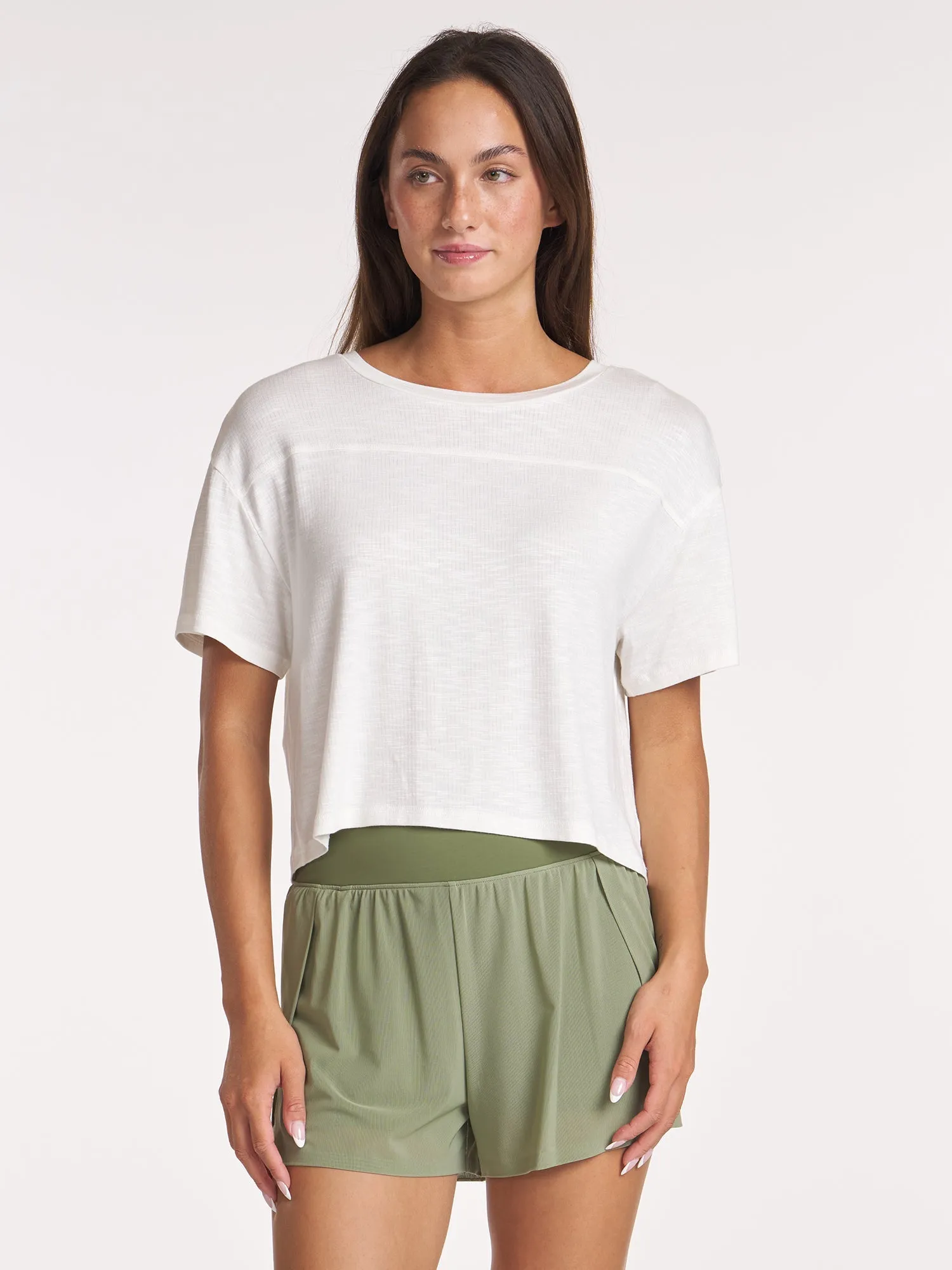 Seamed Slub Tee Urban use
