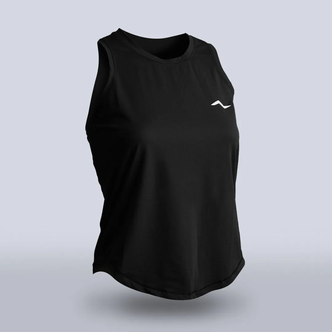 Women's Black Eco-Light Running Singlet High precision Navy