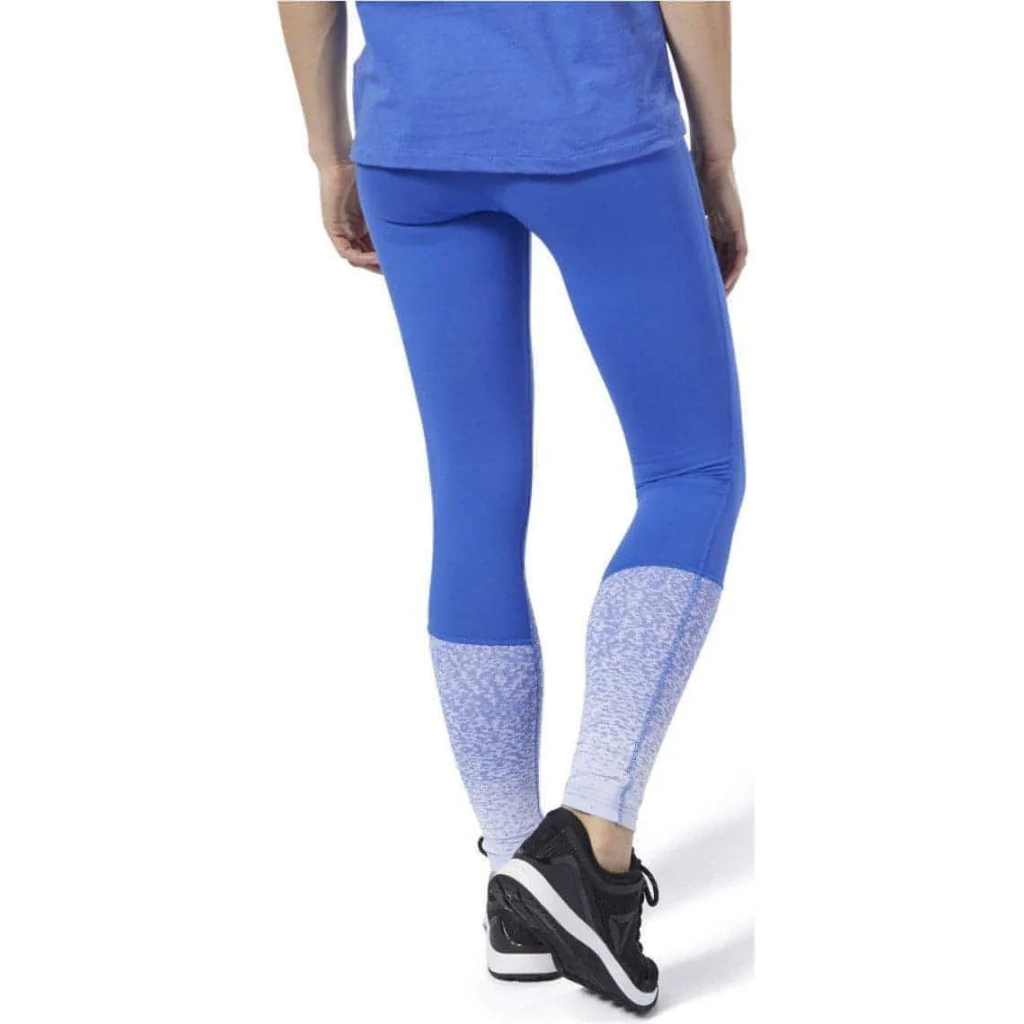 Thermal Warm Home Lounge Reebok Crossfit Lux Fade Womens Long Training Tights - Blue