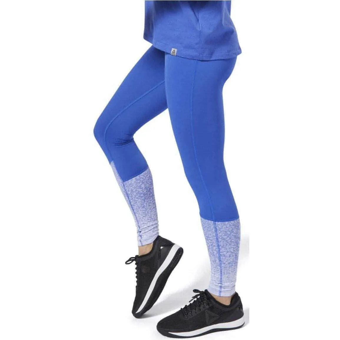 Reebok Crossfit Lux Fade Womens Long Training Tights - Blue Outdoor Lover Thermal Warm