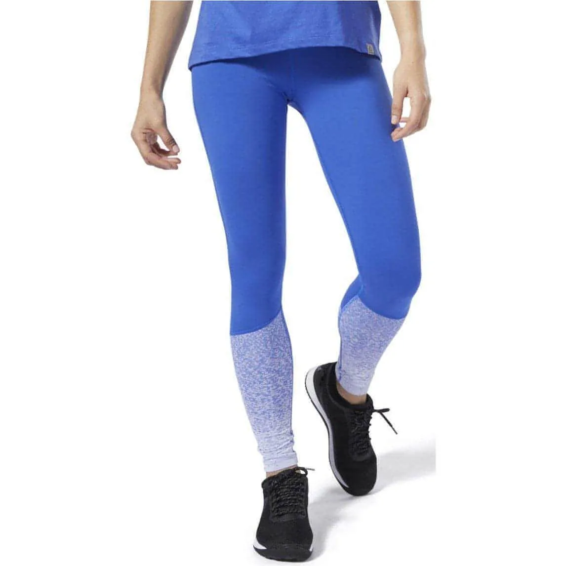 Reebok Crossfit Lux Fade Womens Long Training Tights - Blue Compression Technology All Ages Park Run