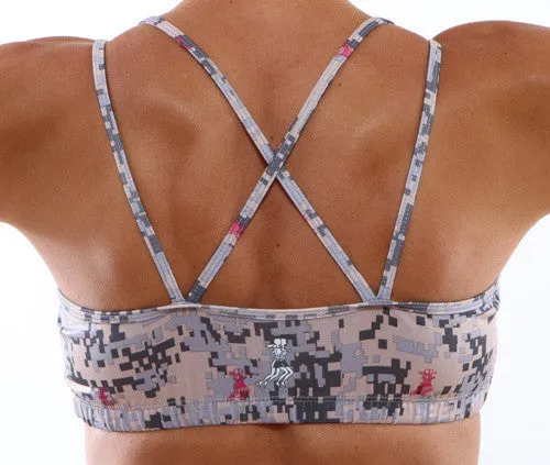 Desert Camp Strappy Top Sports Bra Comfortable Underwire