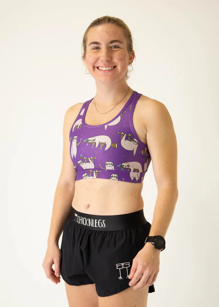 Fringed edges Sloths OG Sports Bra