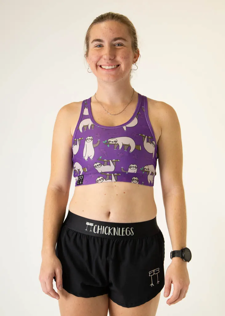 Adjustable Structure Sloths OG Sports Bra