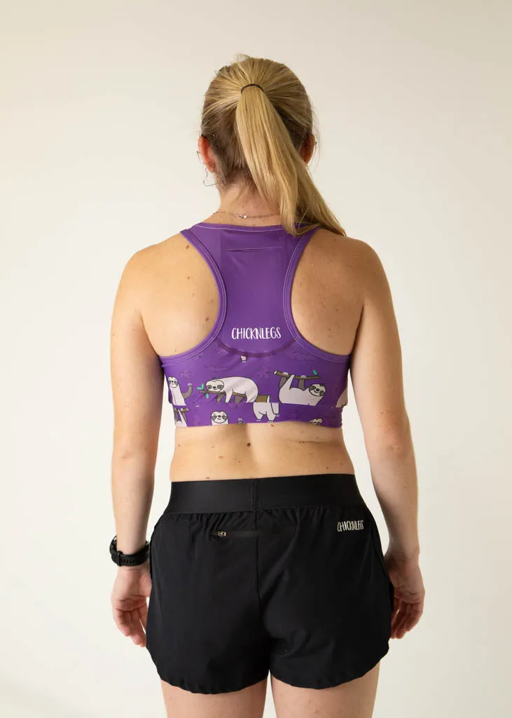 Sweat Guard Technology Embroidered seams Sloths OG Sports Bra