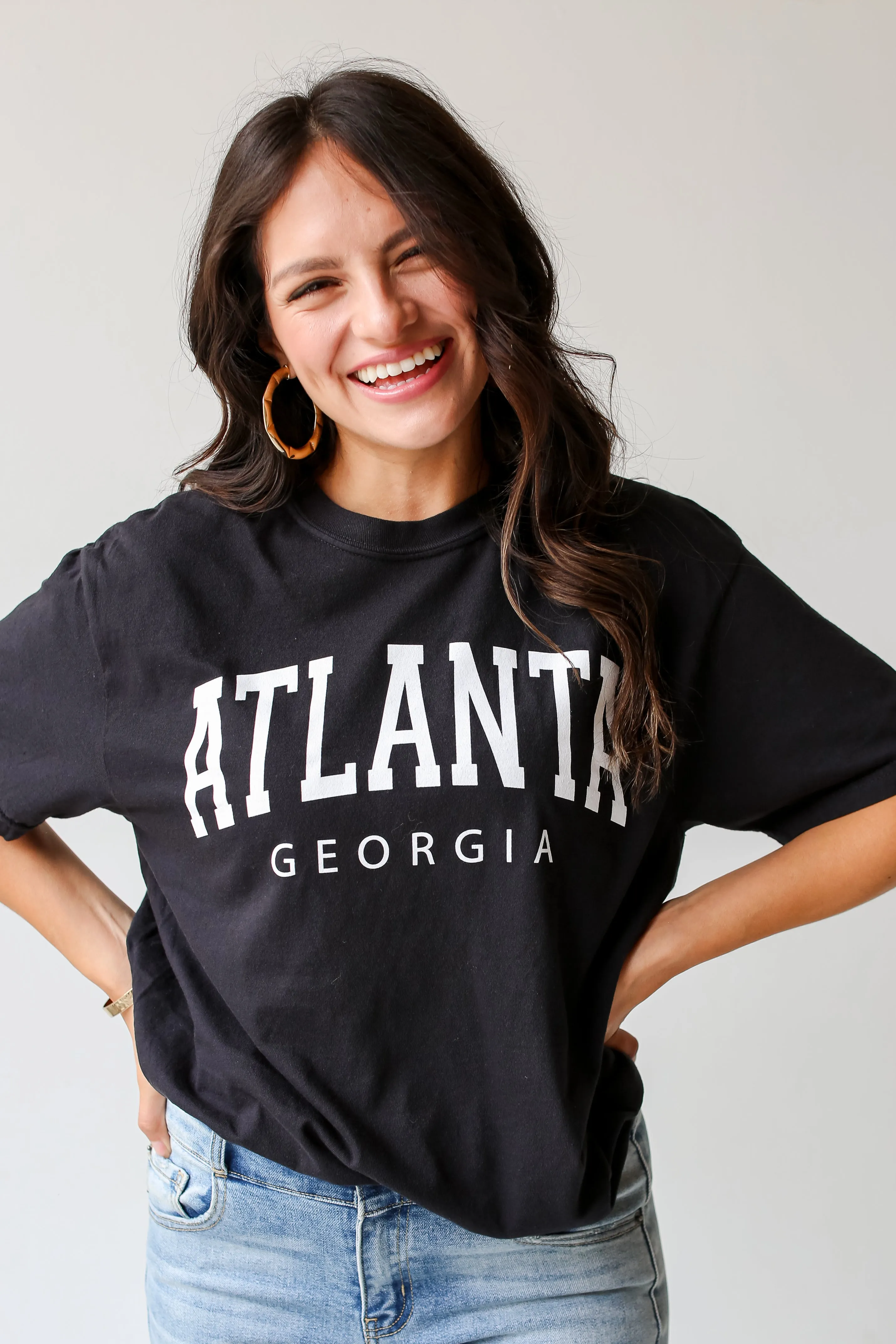Atlanta Georgia Tee Relaxed Vibe Round neck simplicity